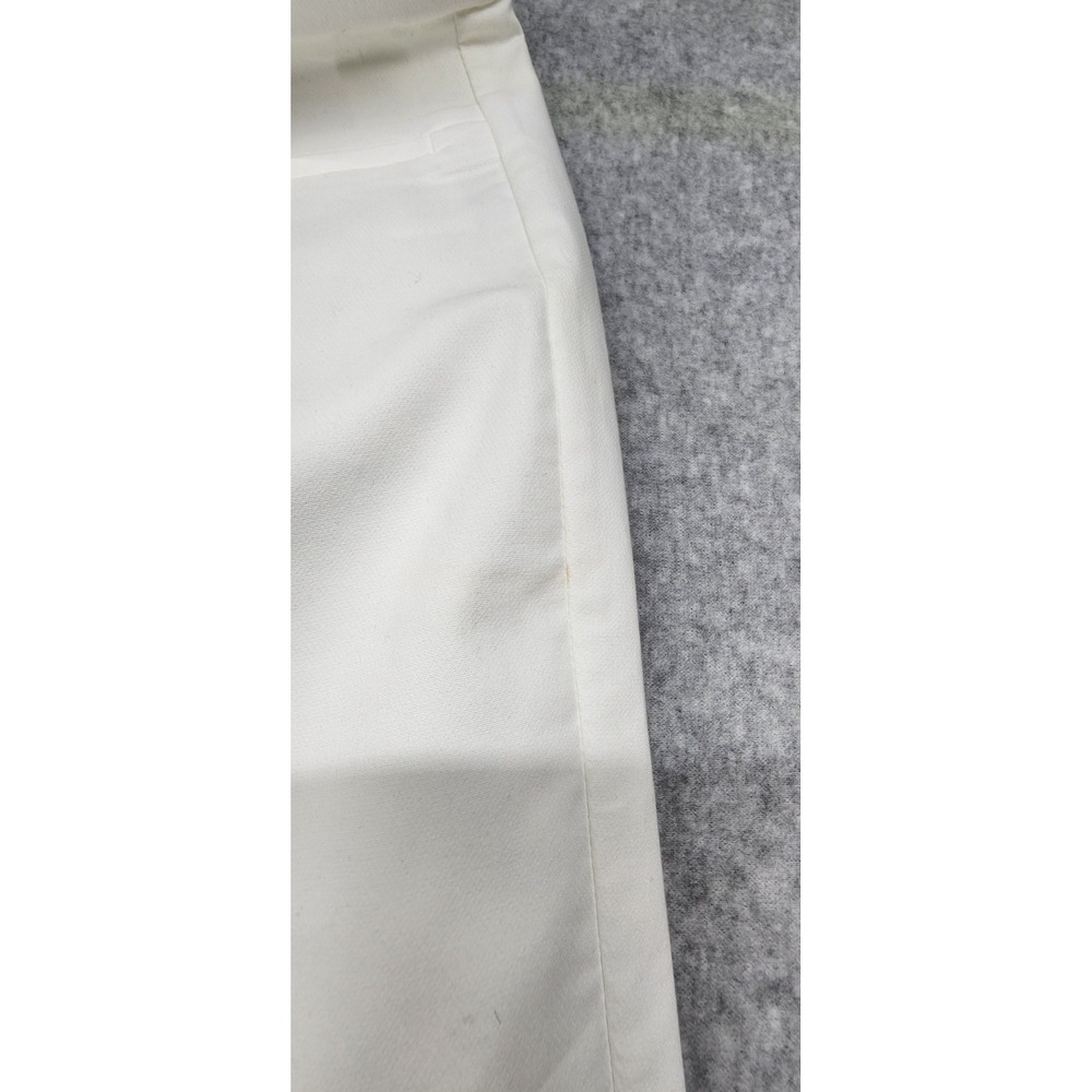 ZARA Women's High Waisted Wide Leg White Pants Slacks Size Large - Picture 5 of 6
